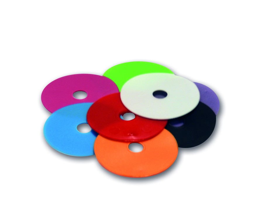 Coloured Visual washer inserts (Management tags only)